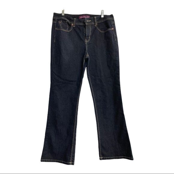 GLORIA VANDERBILT Jeans, dark wash, size 12P‎ - Picture 1 of 15